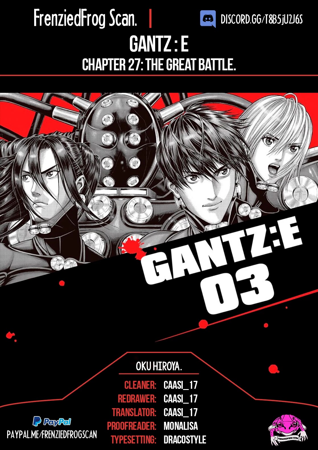 Gantz:E Chapter 27 page 1 - Chapter 27: The Great Battle