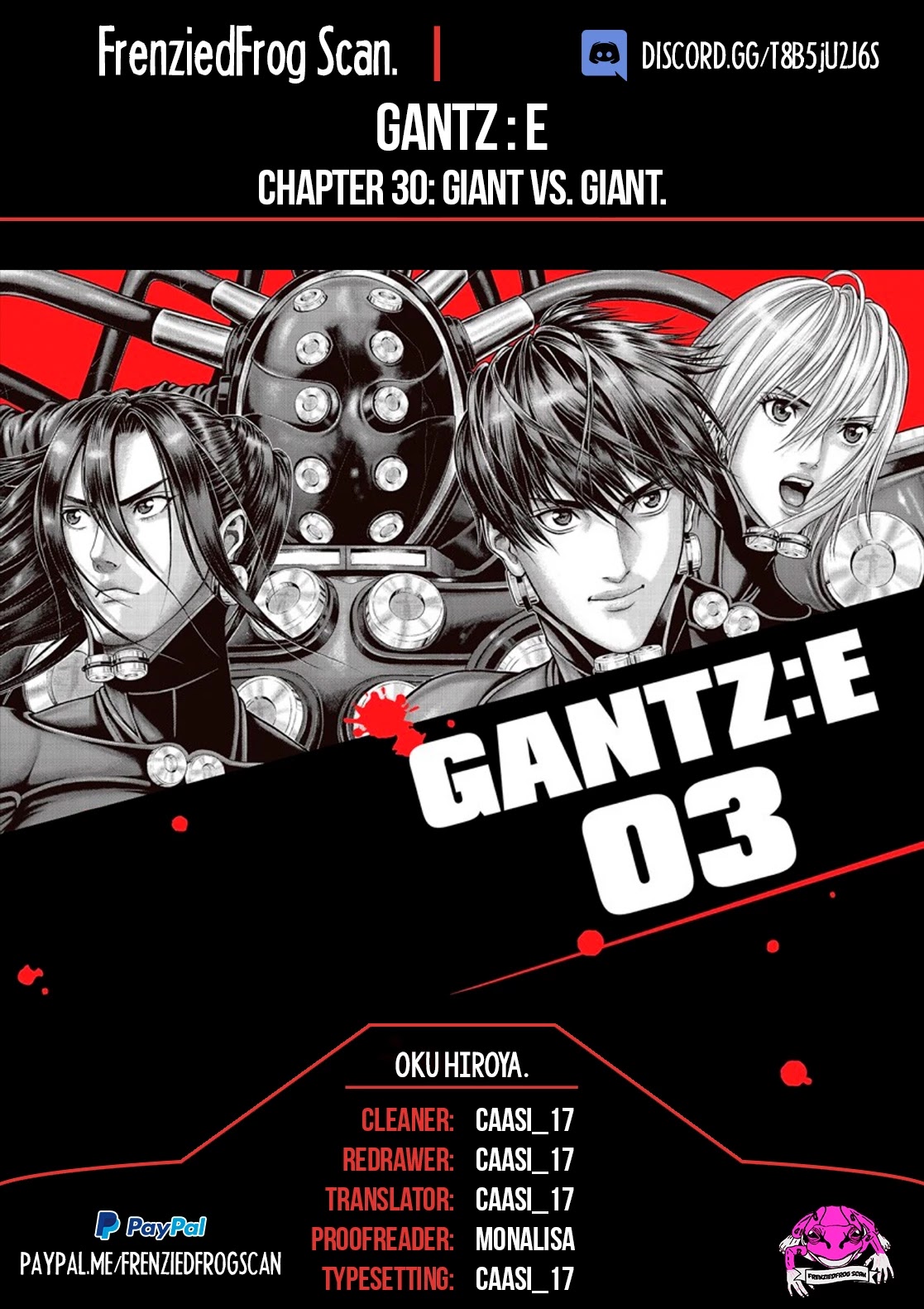 Gantz:E Chapter 30 page 1 - Chapter 30: Giant vs. Giant