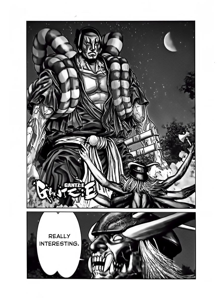 Gantz:E Chapter 61 page 1 - Chapter 61: The great call after the lightning