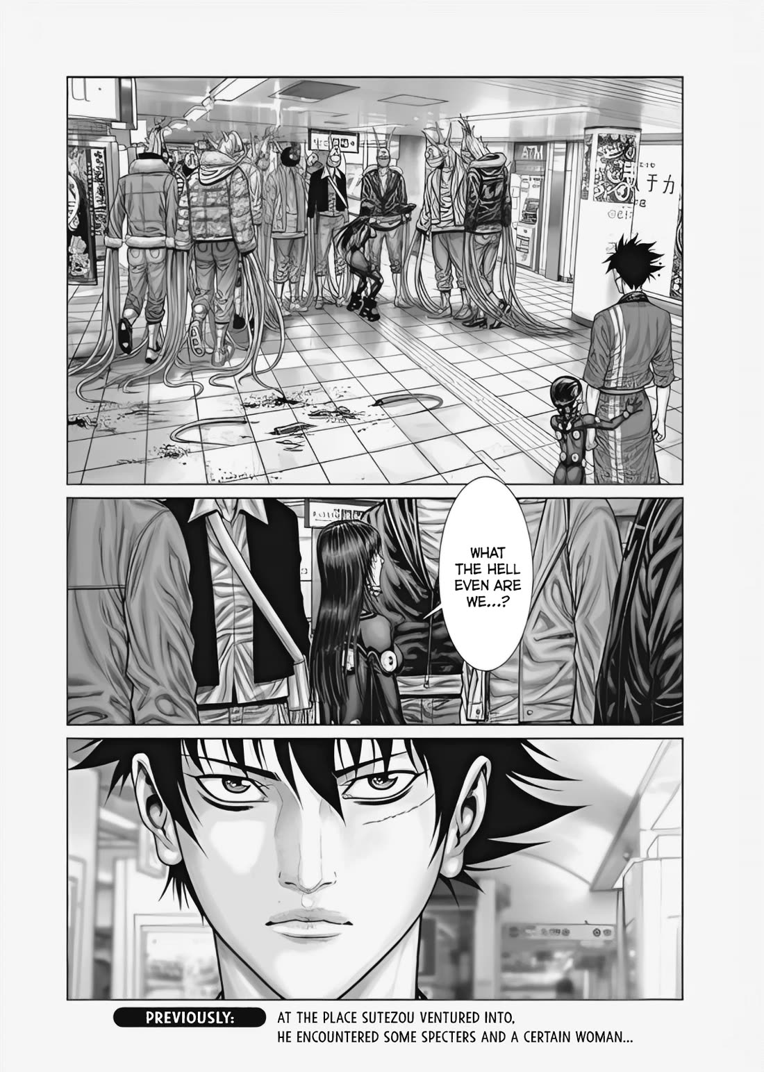Gantz:E Chapter 72 page 1 - Chapter 72: A Strange Coincidence