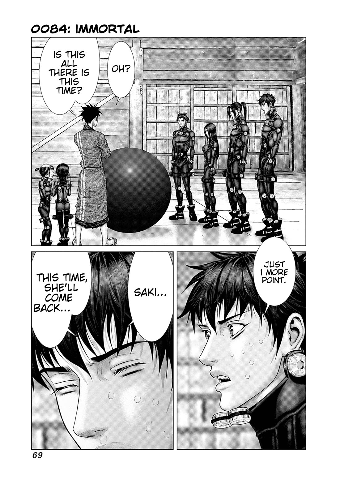 Gantz:E Chapter 84 page 1 - Chapter 84: Immortal