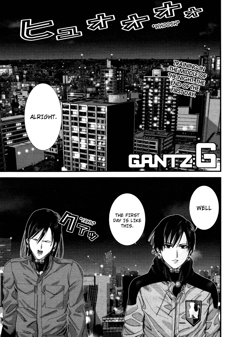 Gantz:G Chapter 8 page 1 - Chapter 8: Regular Ordinary Life