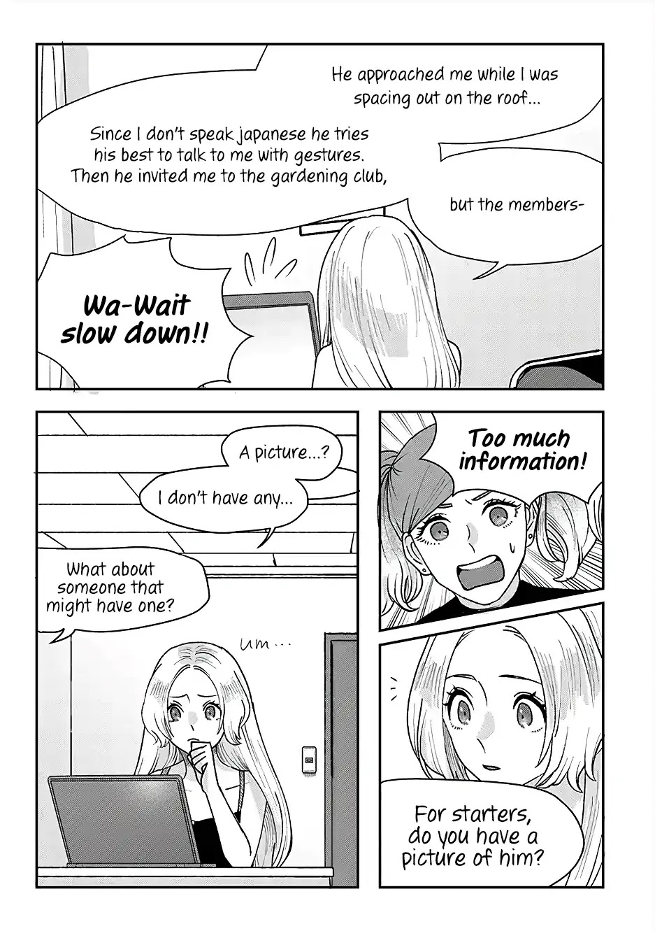 Garden of Smattering Chapter 7 page 5 - Chapter 7: Girl talk