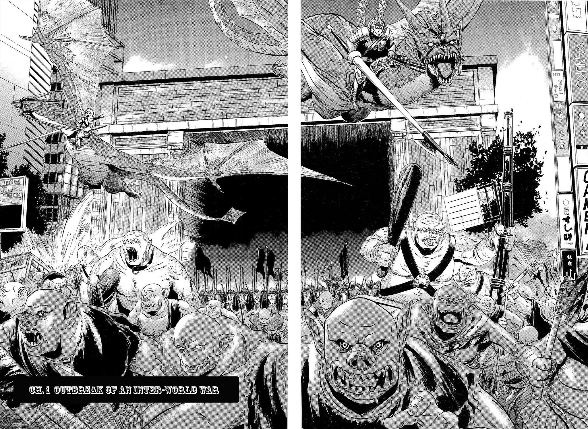 Gate - Jietai Kare no Chi nite, Kaku Tatakeri Chapter 1 page 11 - Chapter 1: Outbreak of an Inter-World War