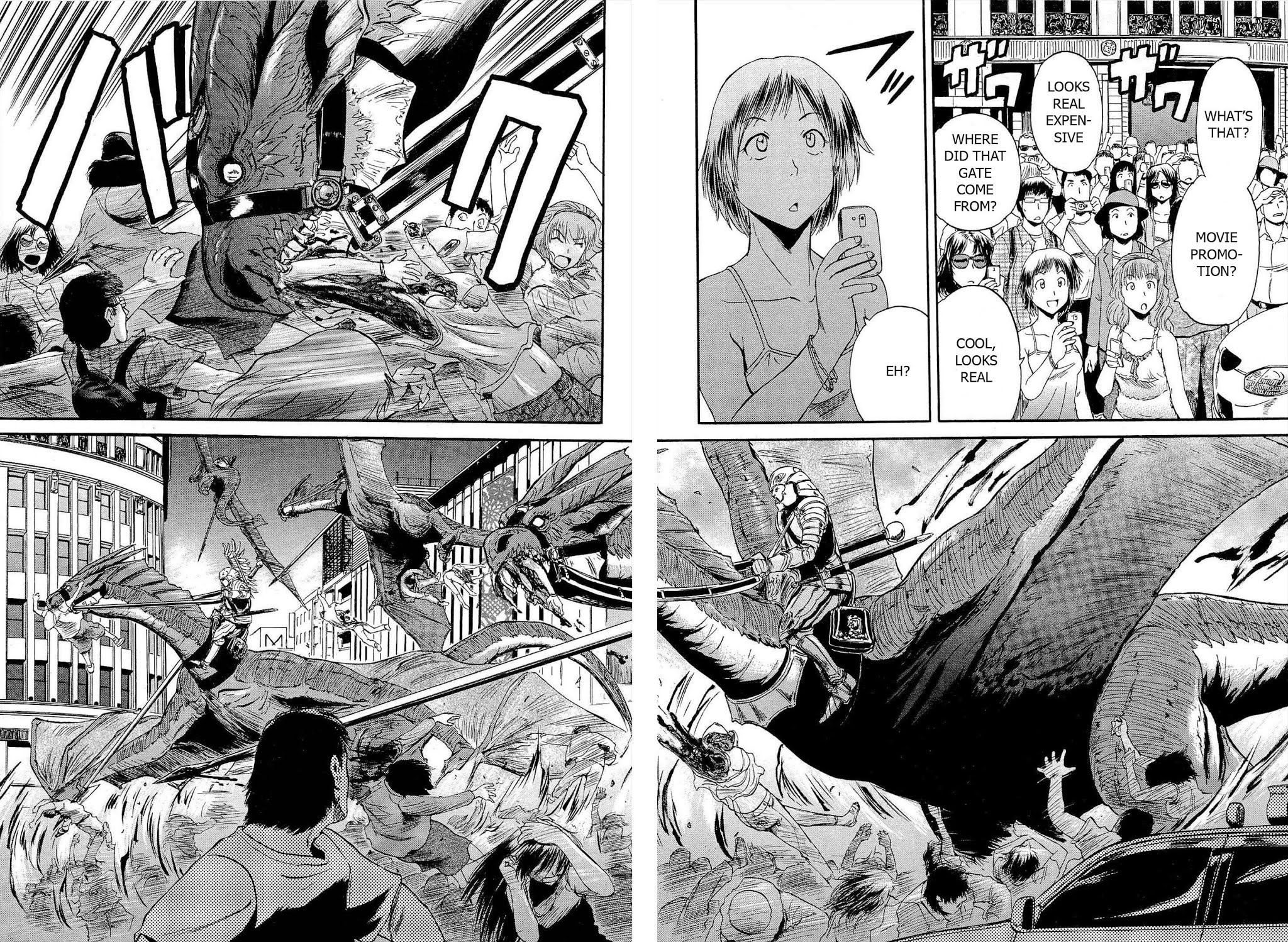 Gate - Jietai Kare no Chi nite, Kaku Tatakeri Chapter 1 page 14 - Chapter 1: Outbreak of an Inter-World War
