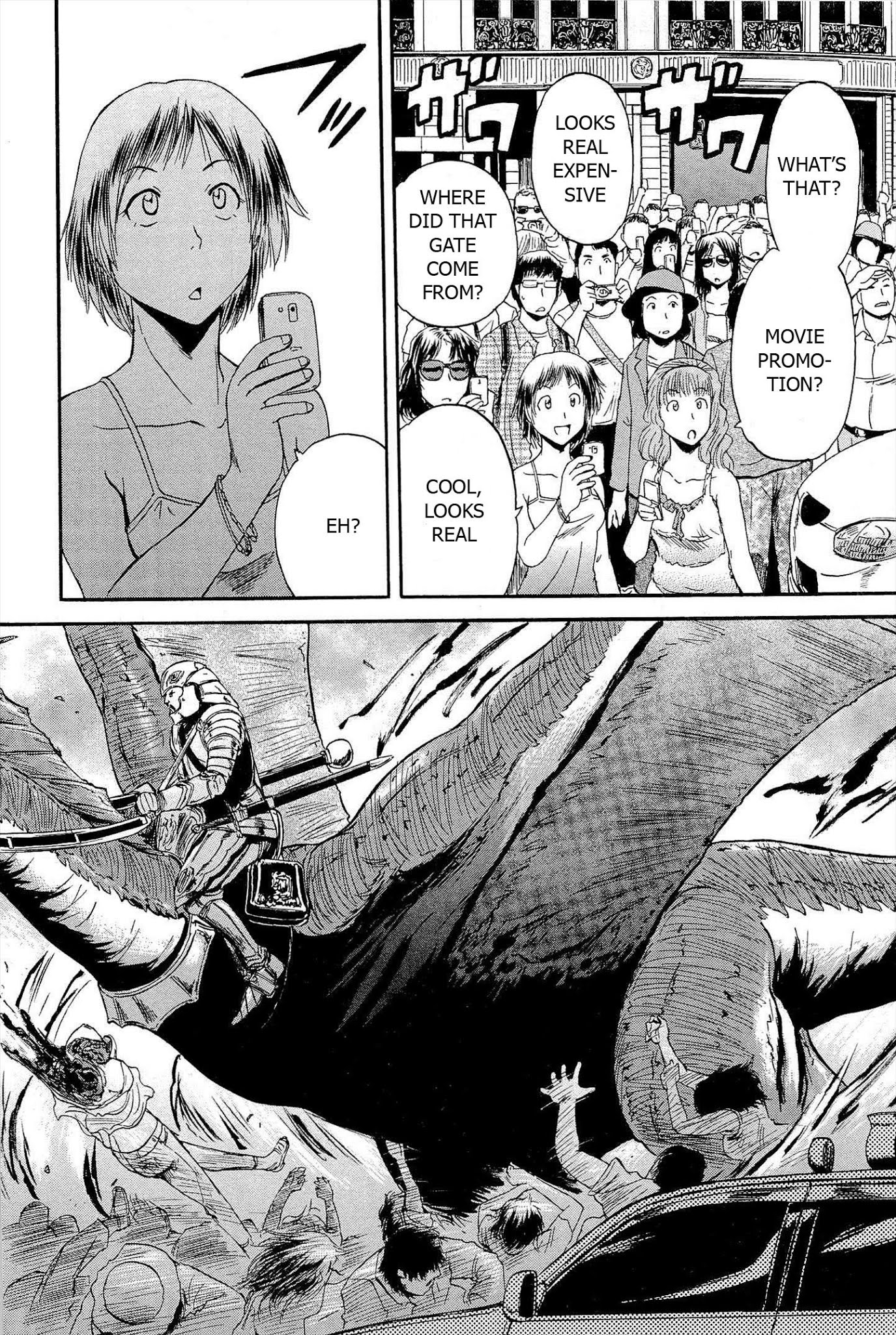Gate - Jietai Kare no Chi nite, Kaku Tatakeri Chapter 1 page 15 - Chapter 1: Outbreak of an Inter-World War