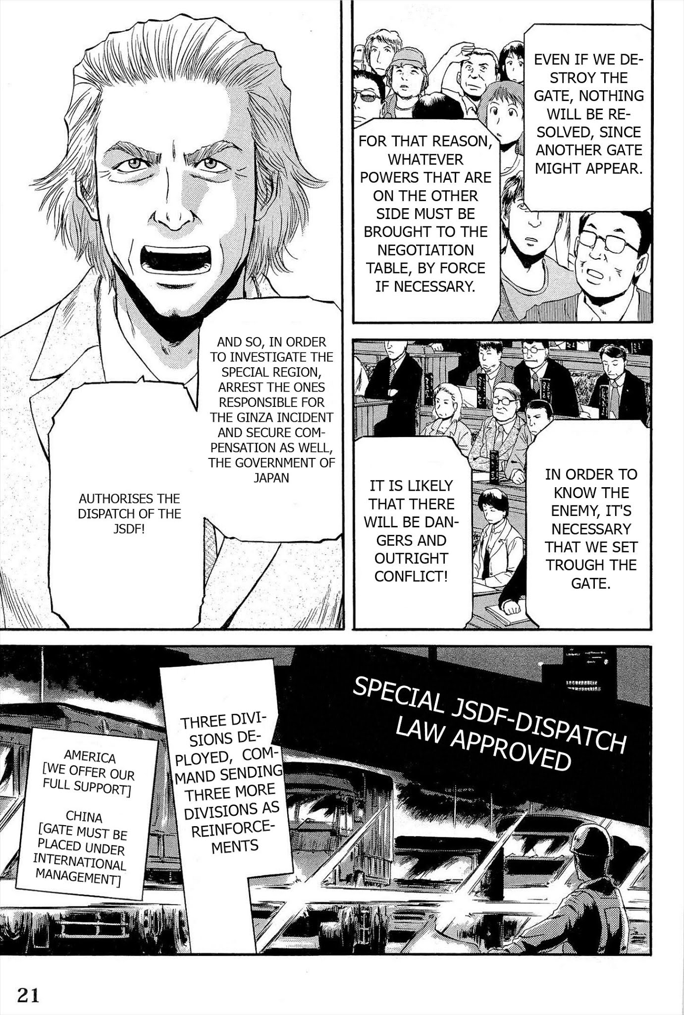 Gate - Jietai Kare no Chi nite, Kaku Tatakeri Chapter 1 page 28 - Chapter 1: Outbreak of an Inter-World War