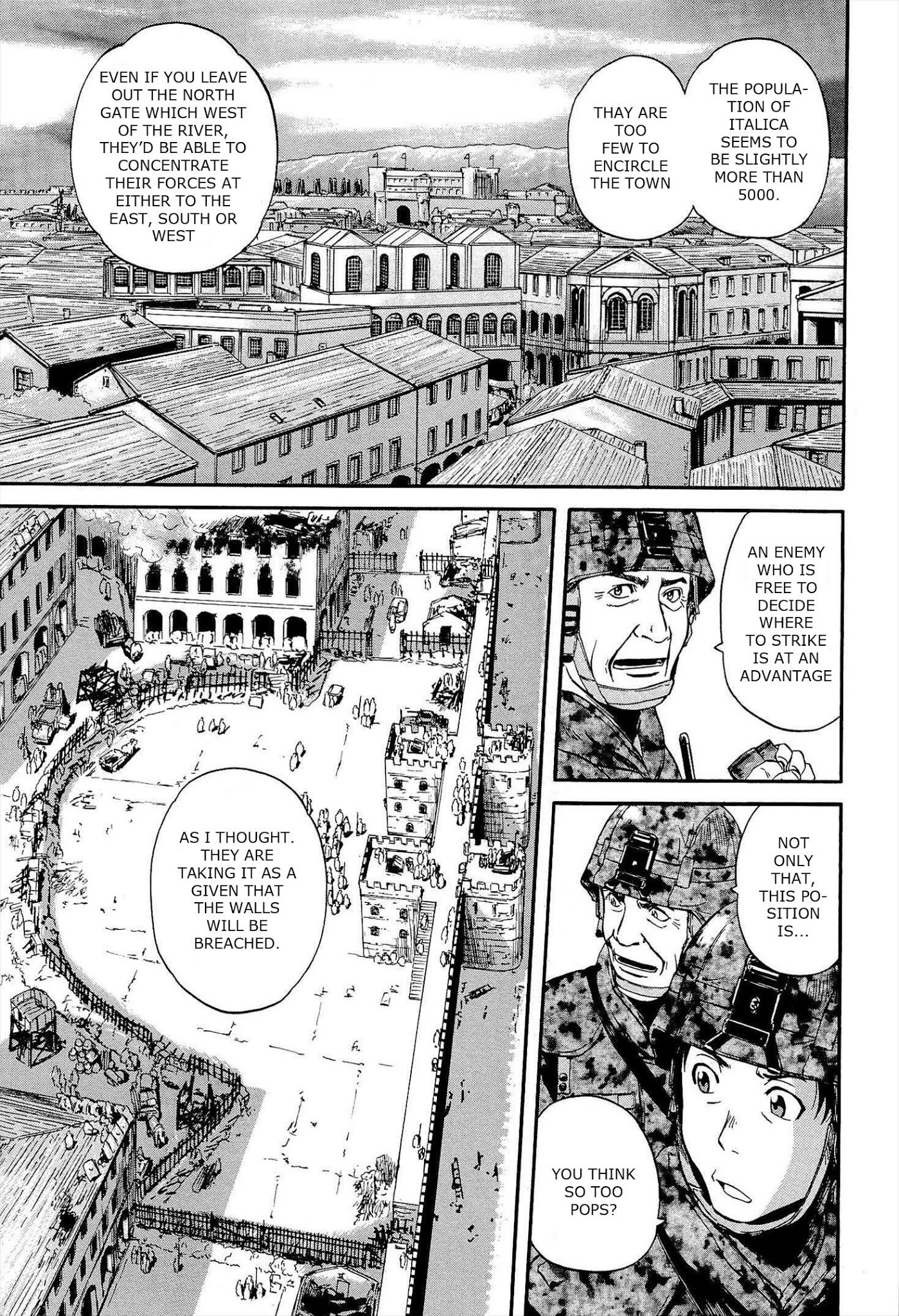 Gate - Jietai Kare no Chi nite, Kaku Tatakeri Chapter 10 page 13 - Chapter 10: Hymn of Emroy