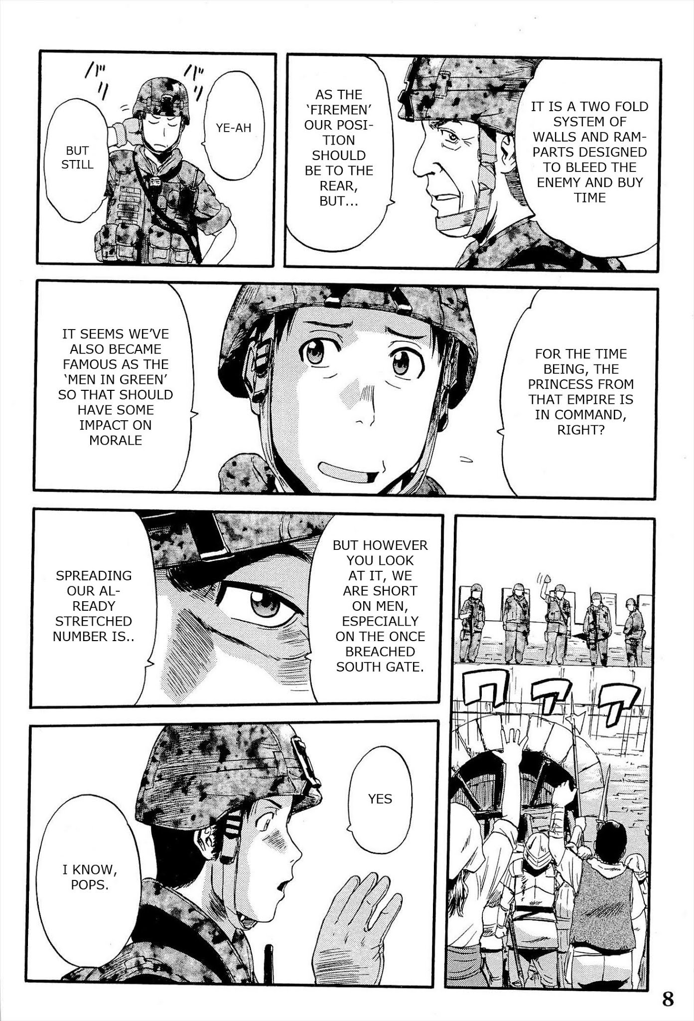 Gate - Jietai Kare no Chi nite, Kaku Tatakeri Chapter 10 page 14 - Chapter 10: Hymn of Emroy