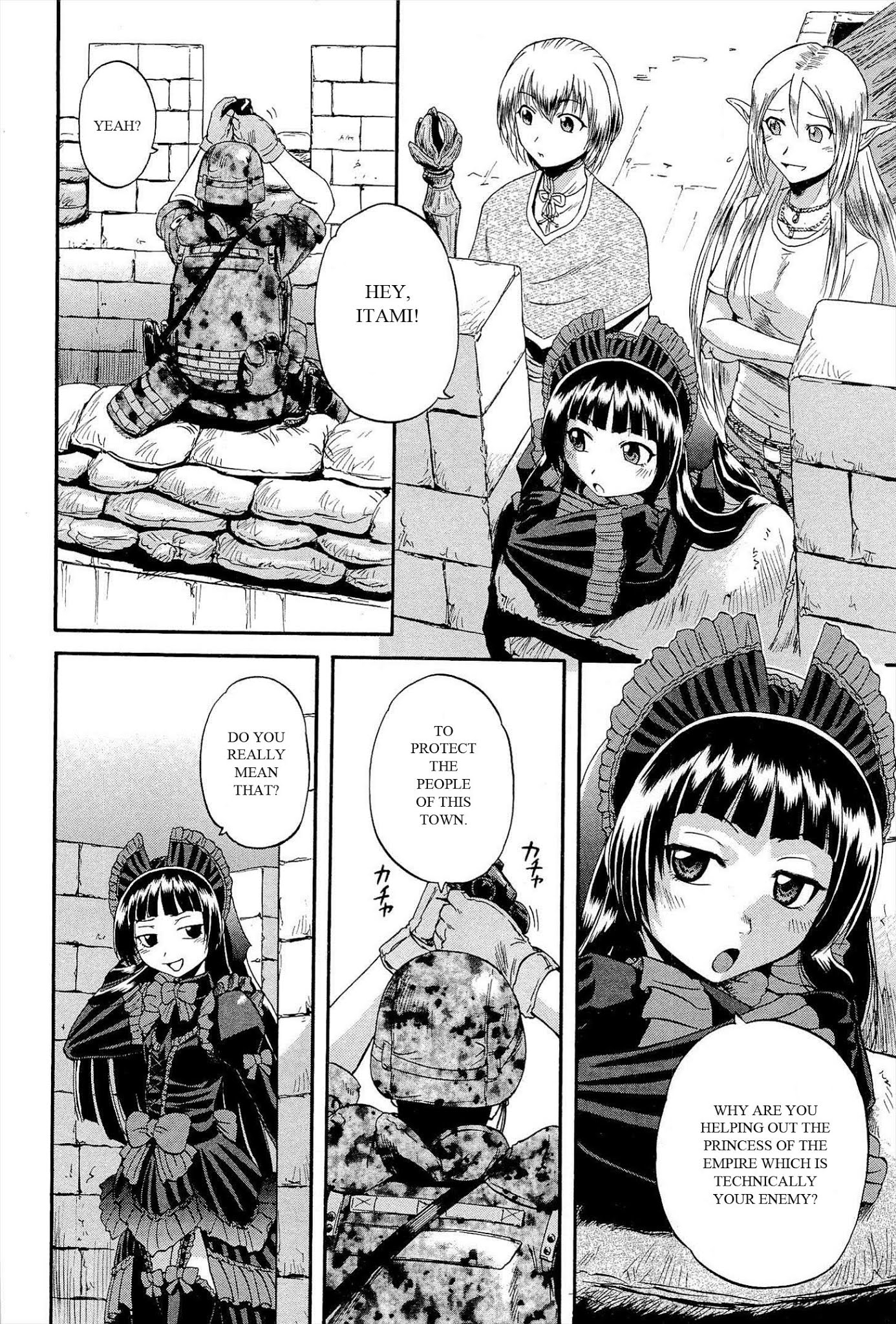 Gate - Jietai Kare no Chi nite, Kaku Tatakeri Chapter 10 page 18 - Chapter 10: Hymn of Emroy