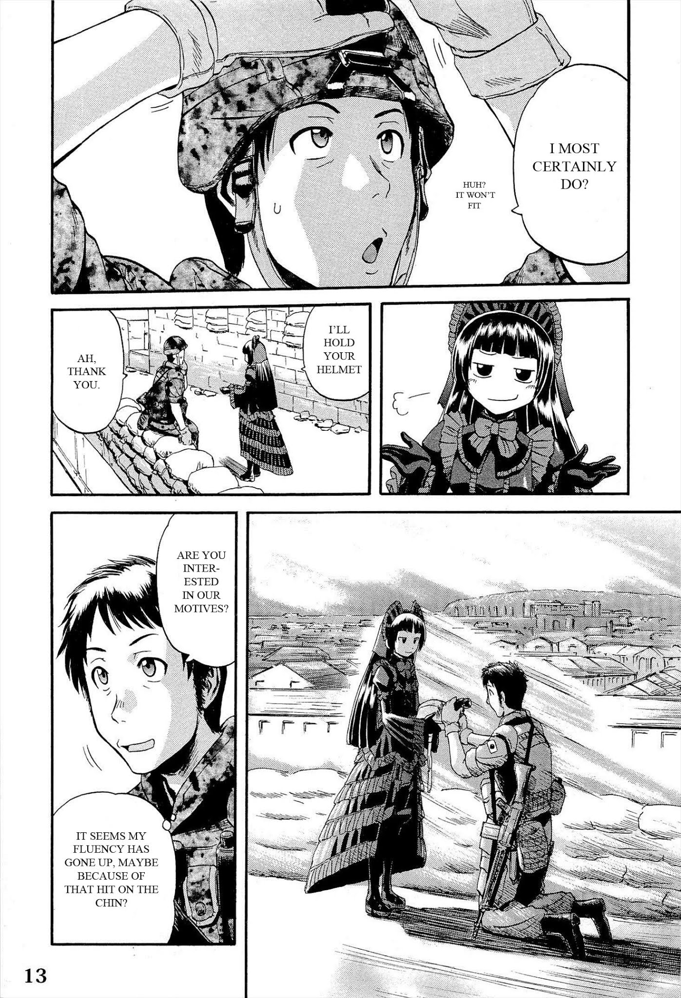 Gate - Jietai Kare no Chi nite, Kaku Tatakeri Chapter 10 page 19 - Chapter 10: Hymn of Emroy