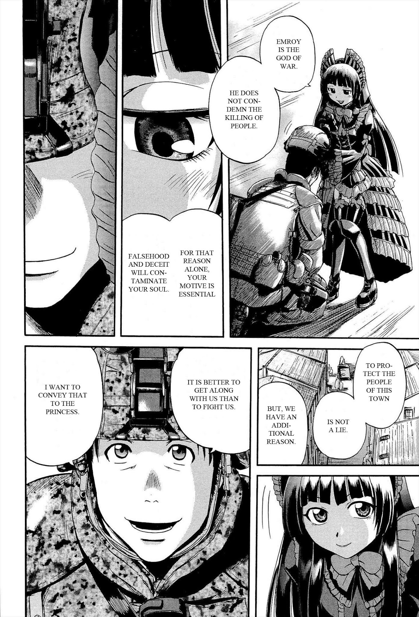 Gate - Jietai Kare no Chi nite, Kaku Tatakeri Chapter 10 page 20 - Chapter 10: Hymn of Emroy