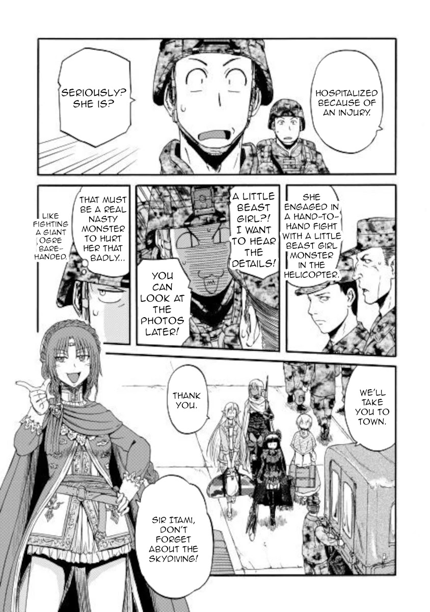 Gate - Jietai Kare no Chi nite, Kaku Tatakeri Chapter 102 page 11 - Chapter 102