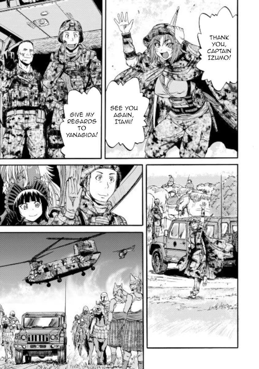 Gate - Jietai Kare no Chi nite, Kaku Tatakeri Chapter 102 page 3 - Chapter 102