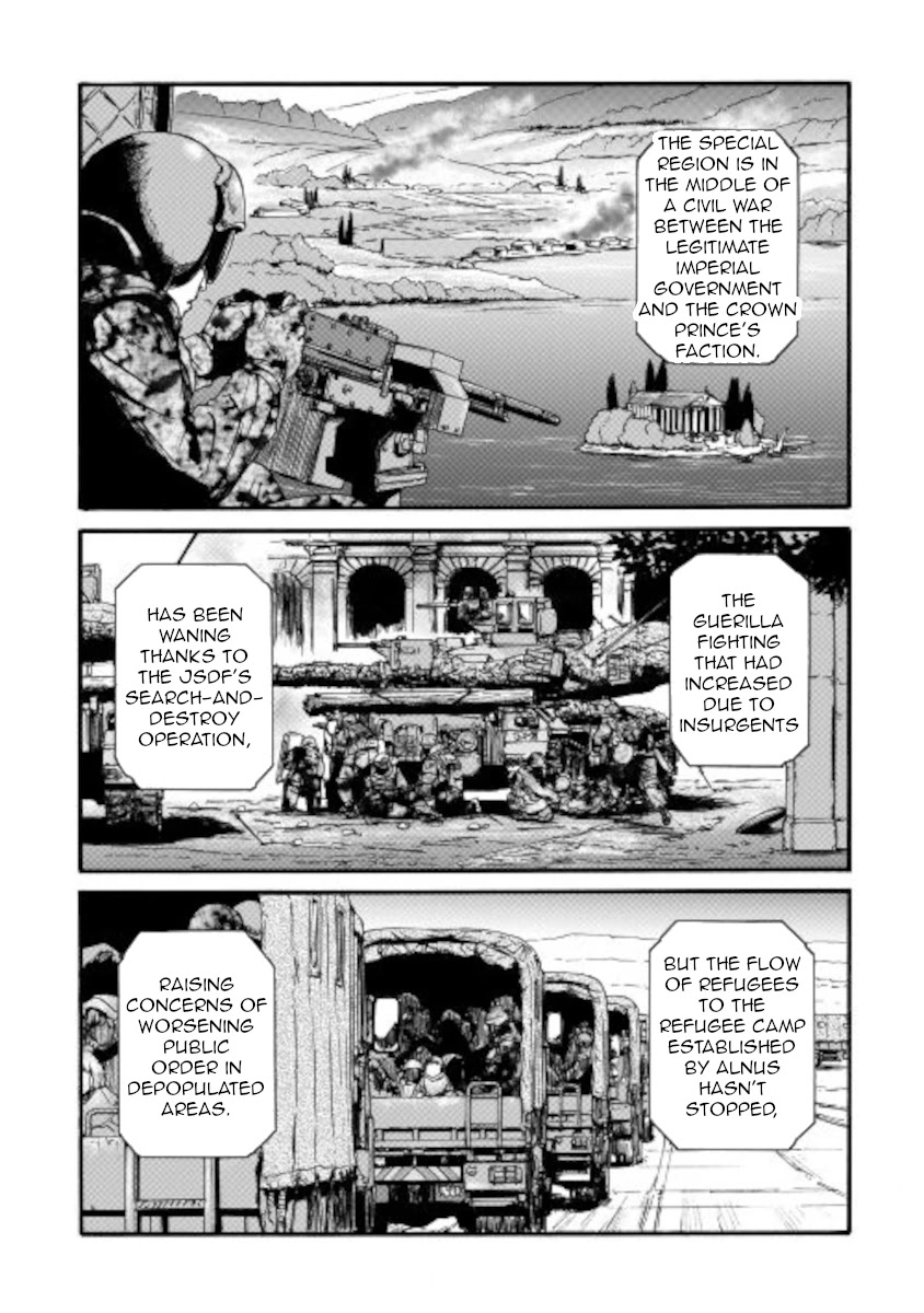 Gate - Jietai Kare no Chi nite, Kaku Tatakeri Chapter 103 page 4 - Chapter 103