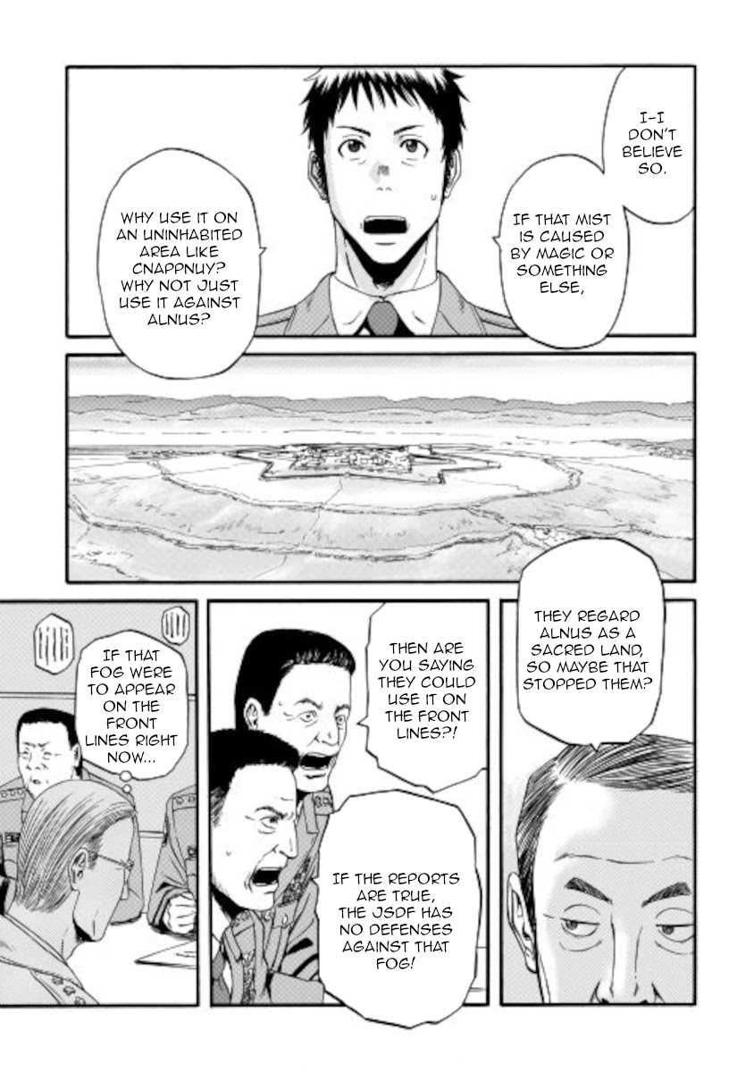 Gate - Jietai Kare no Chi nite, Kaku Tatakeri Chapter 104 page 21 - Chapter 104