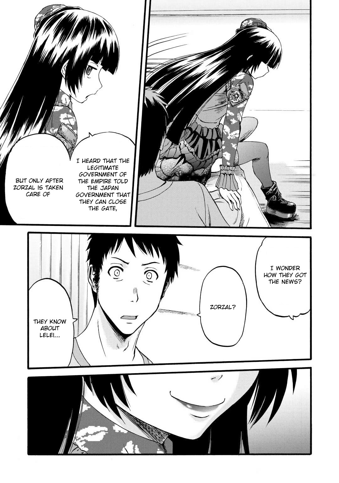 Gate - Jietai Kare no Chi nite, Kaku Tatakeri Chapter 108 page 19 - Chapter 108
