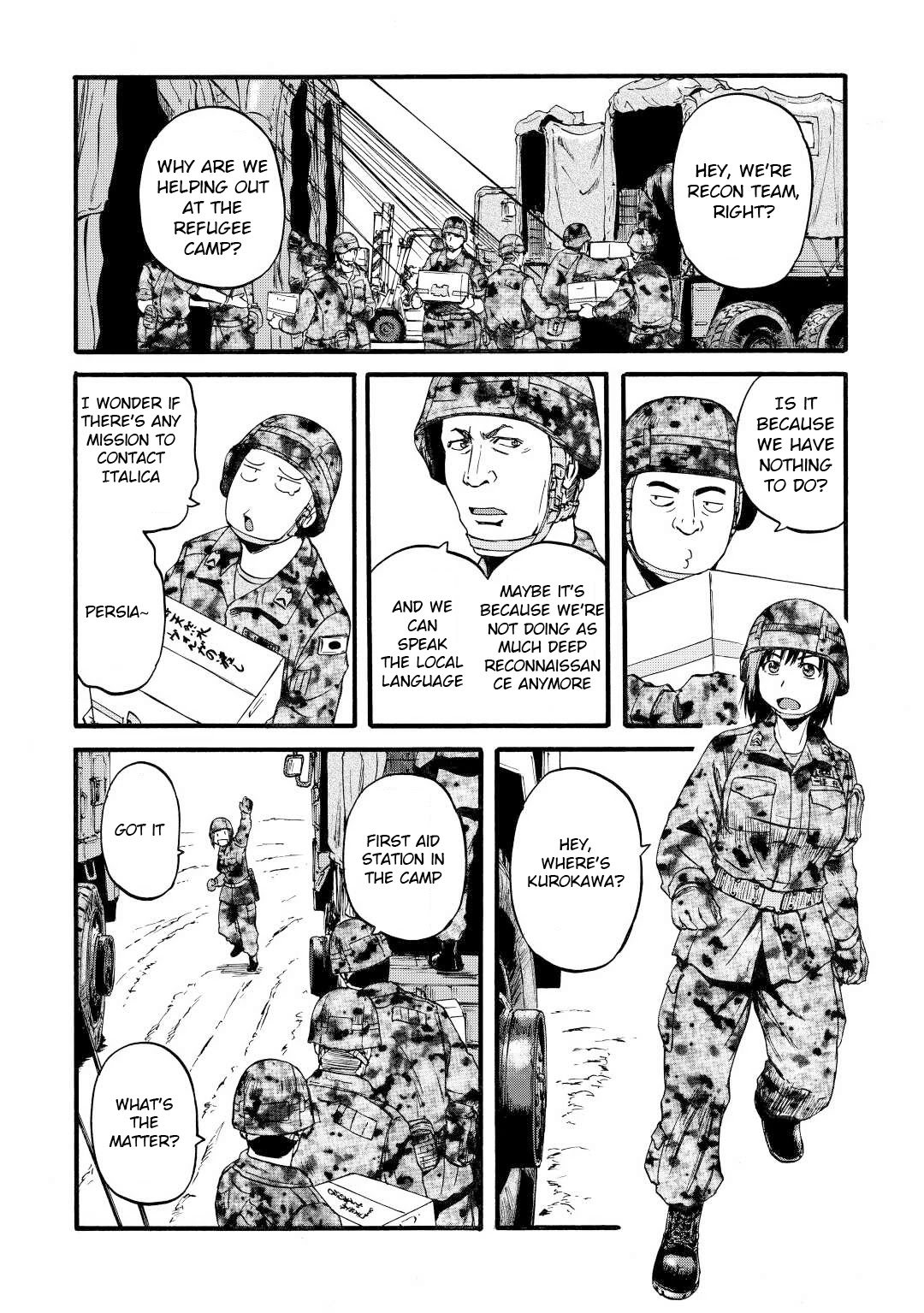 Gate - Jietai Kare no Chi nite, Kaku Tatakeri Chapter 108 page 34 - Chapter 108