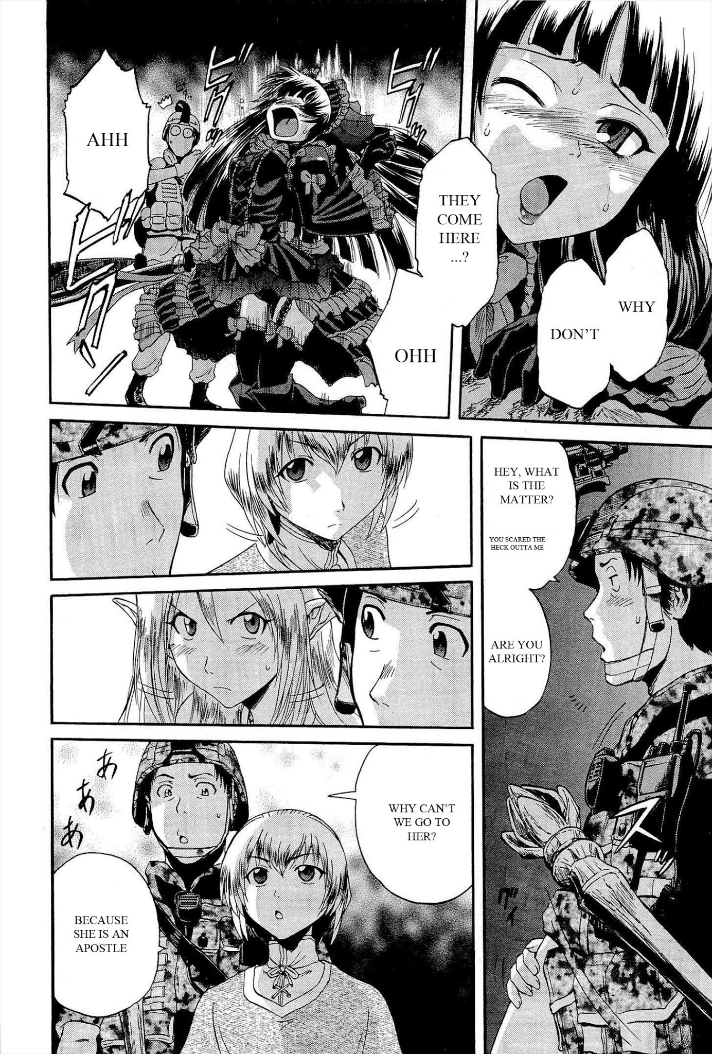 Gate - Jietai Kare no Chi nite, Kaku Tatakeri Chapter 11 page 4 - Chapter 11: Rory's Wild Dance