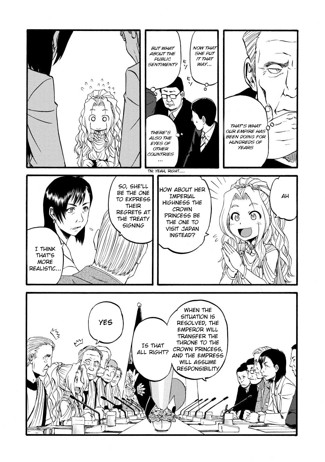 Gate - Jietai Kare no Chi nite, Kaku Tatakeri Chapter 110 page 16 - Chapter 110
