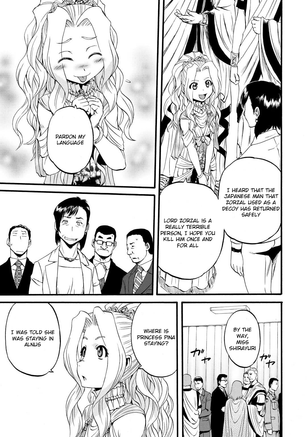 Gate - Jietai Kare no Chi nite, Kaku Tatakeri Chapter 110 page 19 - Chapter 110