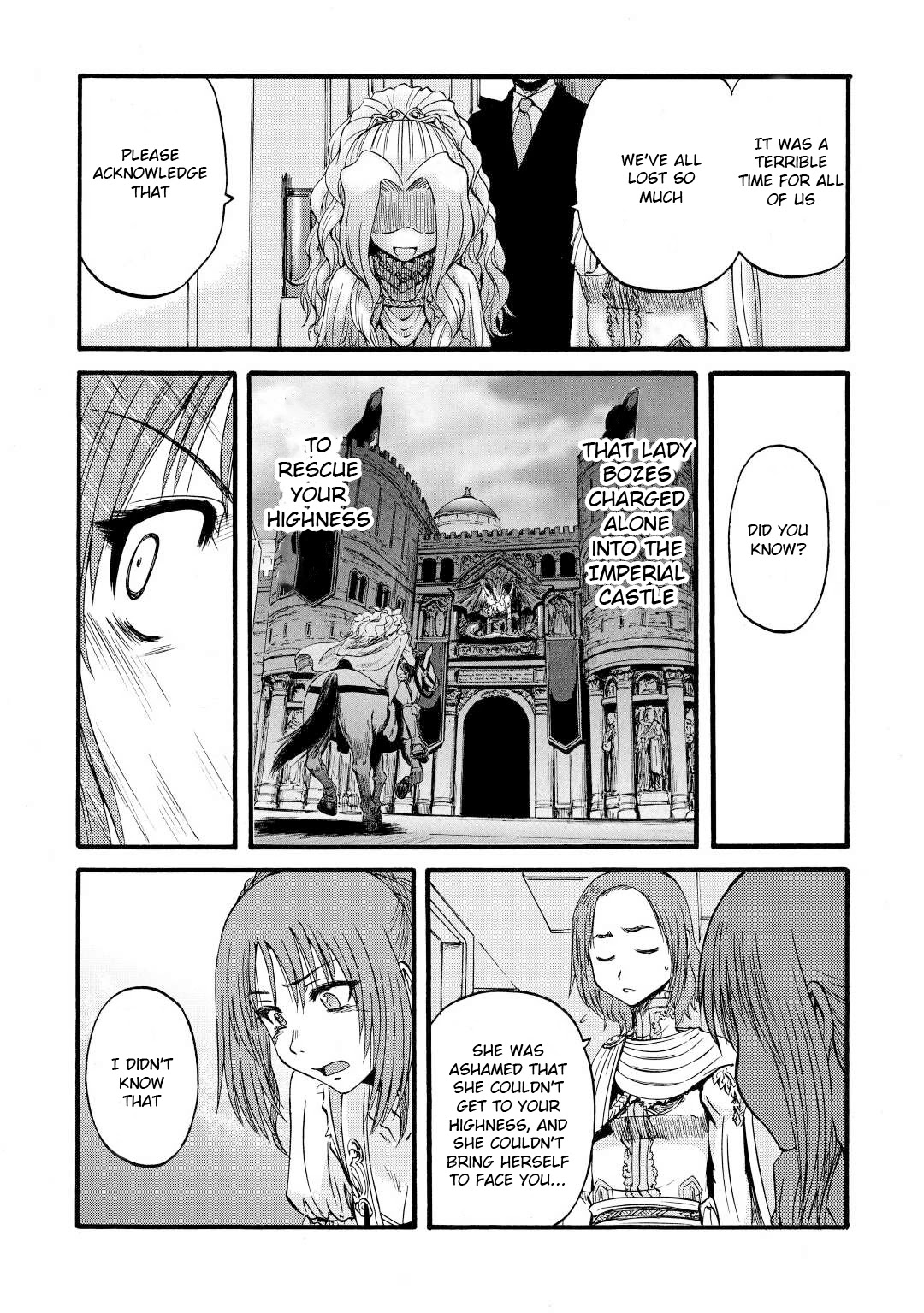 Gate - Jietai Kare no Chi nite, Kaku Tatakeri Chapter 110 page 36 - Chapter 110