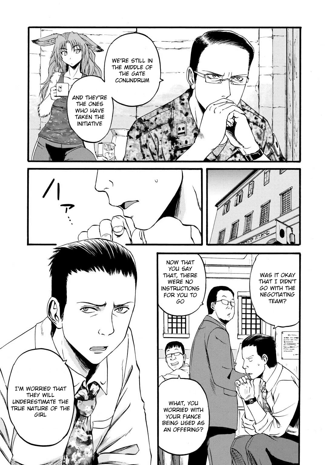 Gate - Jietai Kare no Chi nite, Kaku Tatakeri Chapter 110 page 5 - Chapter 110
