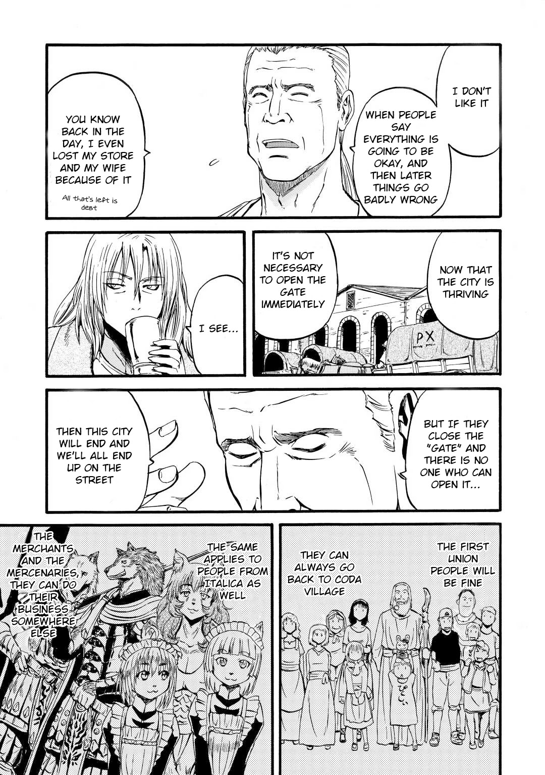 Gate - Jietai Kare no Chi nite, Kaku Tatakeri Chapter 111 page 21 - Chapter 111