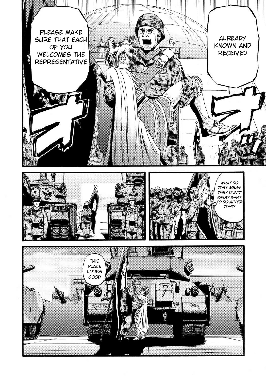 Gate - Jietai Kare no Chi nite, Kaku Tatakeri Chapter 111 page 32 - Chapter 111