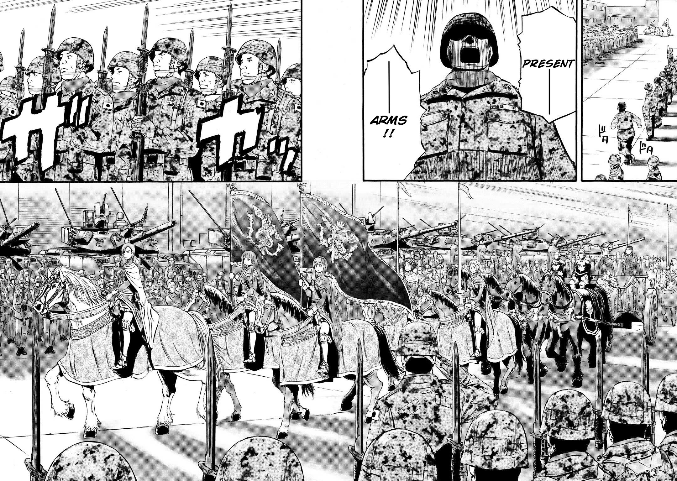 Gate - Jietai Kare no Chi nite, Kaku Tatakeri Chapter 111 page 34 - Chapter 111