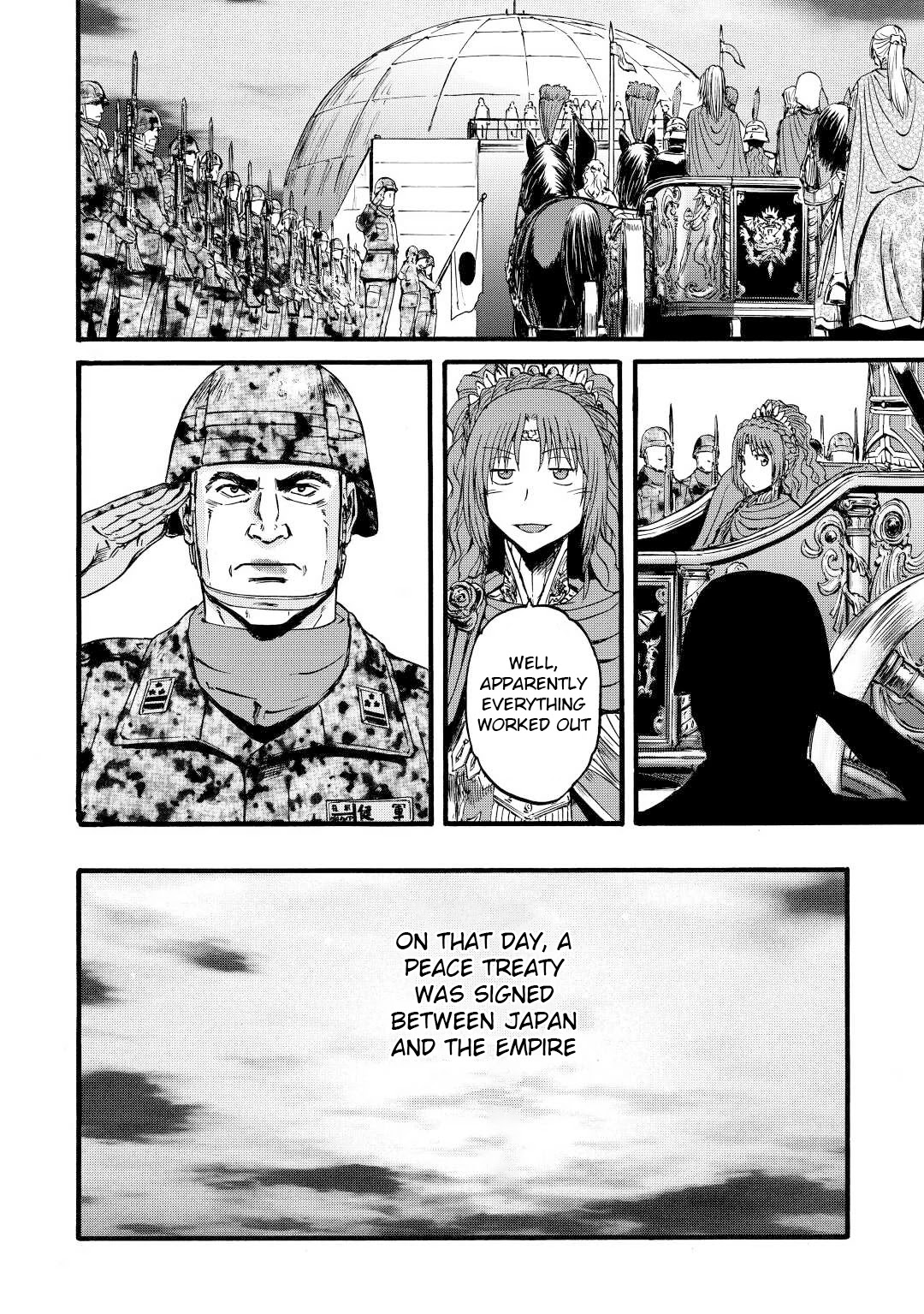 Gate - Jietai Kare no Chi nite, Kaku Tatakeri Chapter 111 page 35 - Chapter 111