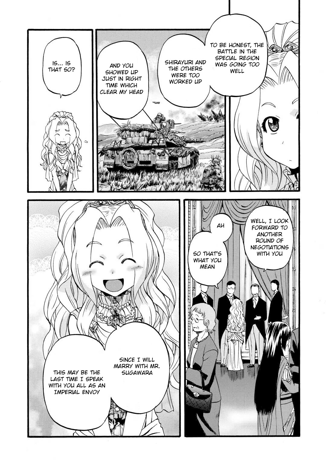Gate - Jietai Kare no Chi nite, Kaku Tatakeri Chapter 112 page 19 - Chapter 112
