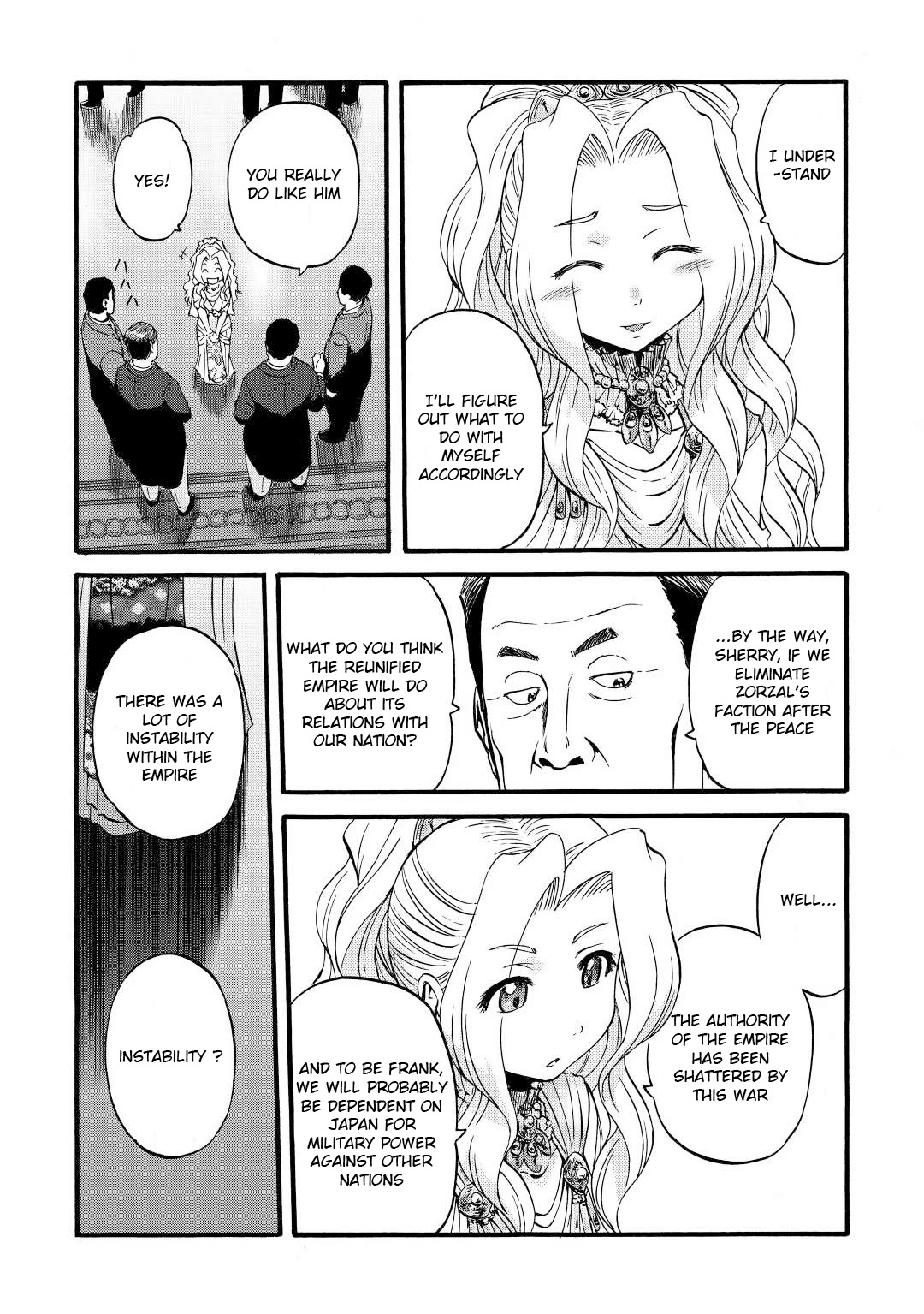 Gate - Jietai Kare no Chi nite, Kaku Tatakeri Chapter 112 page 21 - Chapter 112
