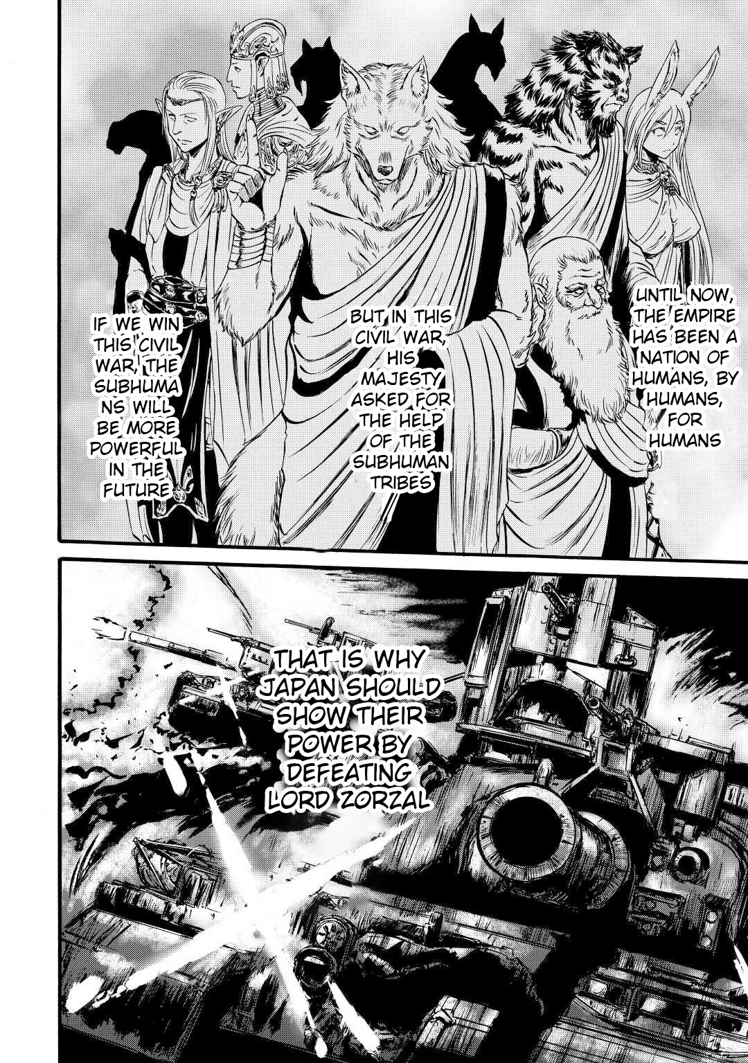 Gate - Jietai Kare no Chi nite, Kaku Tatakeri Chapter 112 page 22 - Chapter 112