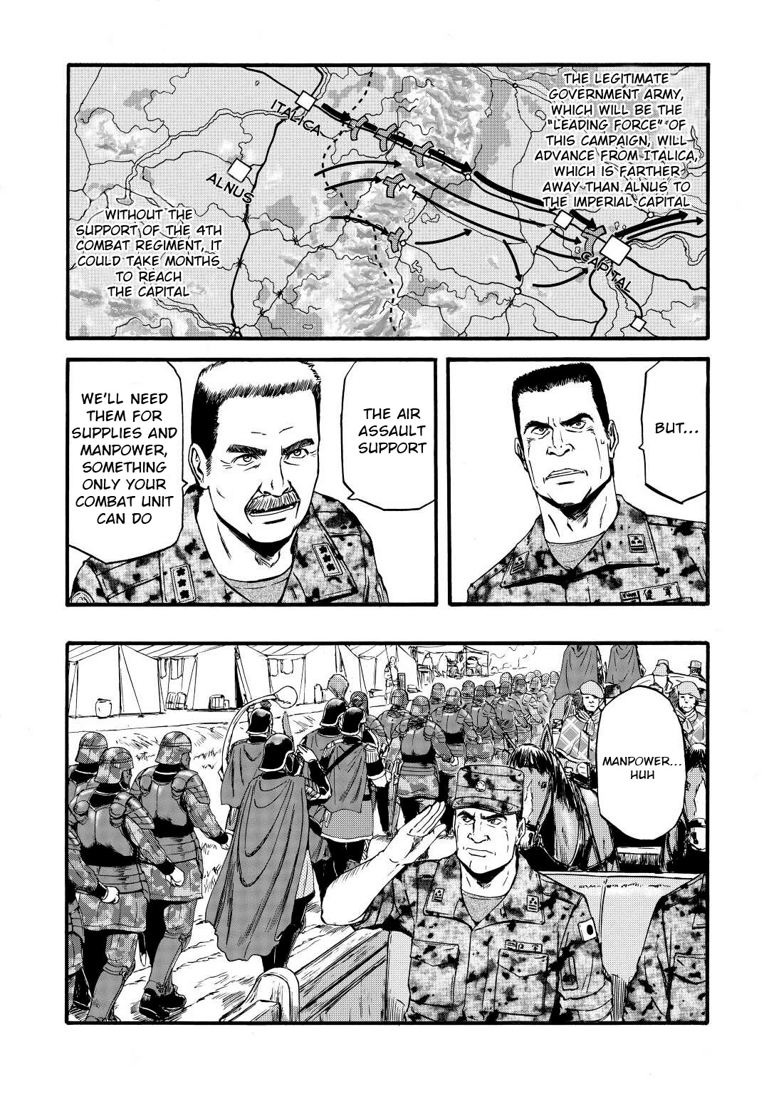 Gate - Jietai Kare no Chi nite, Kaku Tatakeri Chapter 113 page 5 - Chapter 113