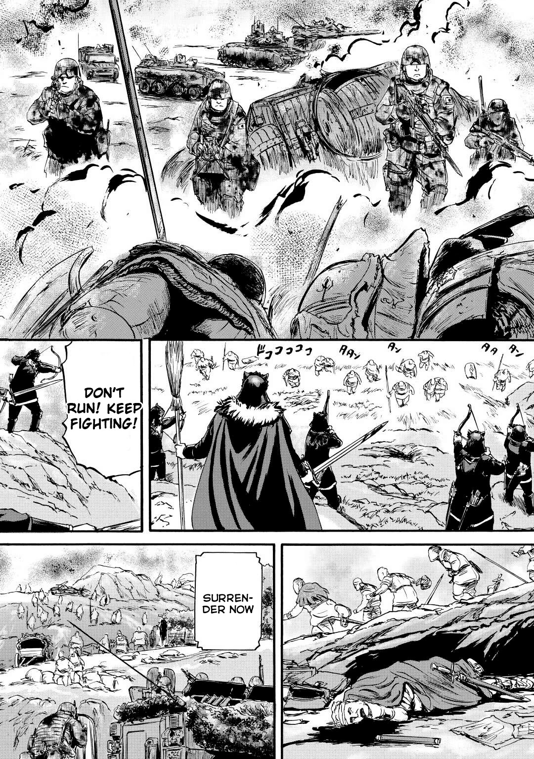 Gate - Jietai Kare no Chi nite, Kaku Tatakeri Chapter 115 page 36 - Chapter 115