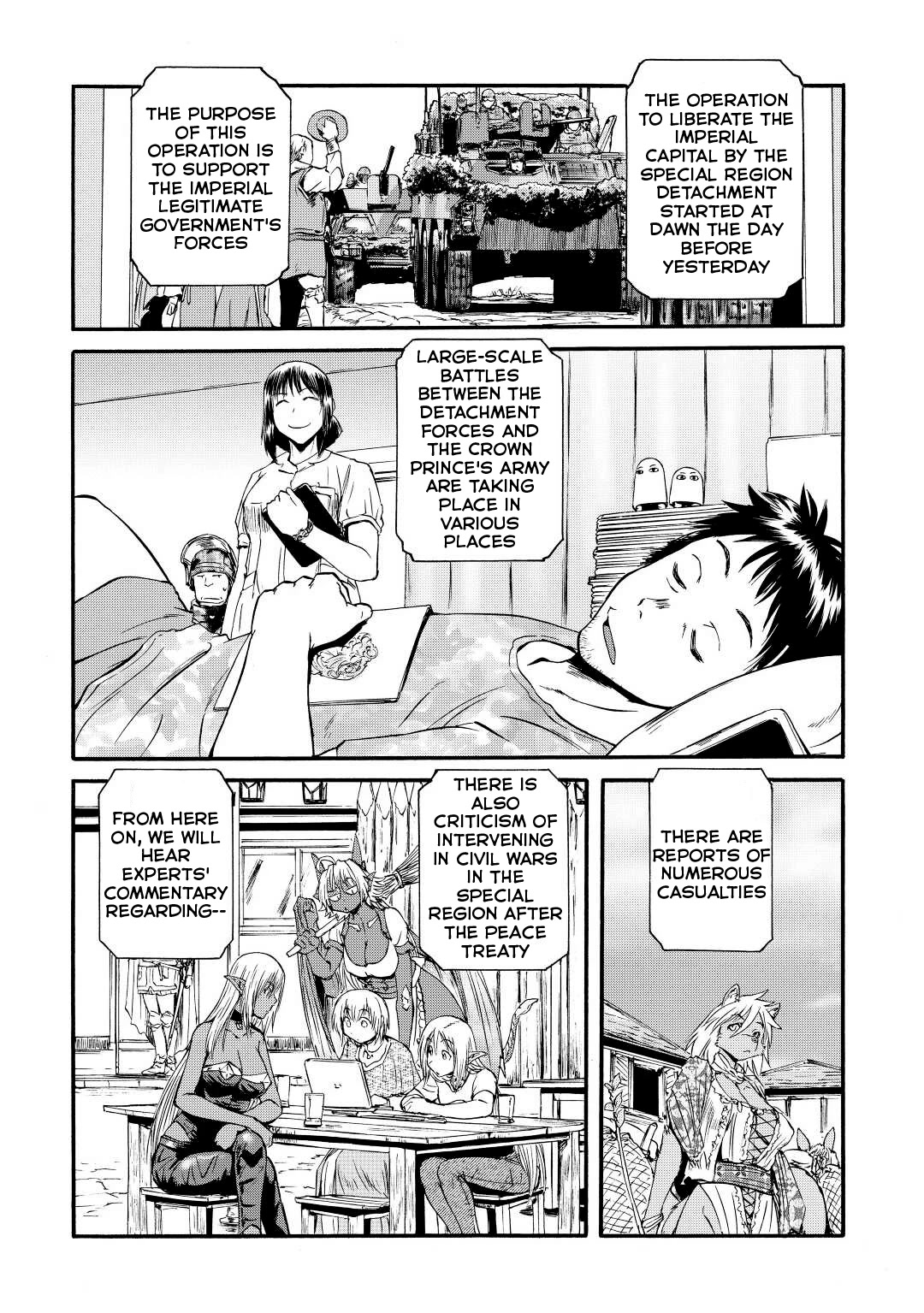 Gate - Jietai Kare no Chi nite, Kaku Tatakeri Chapter 116 page 11 - Chapter 116