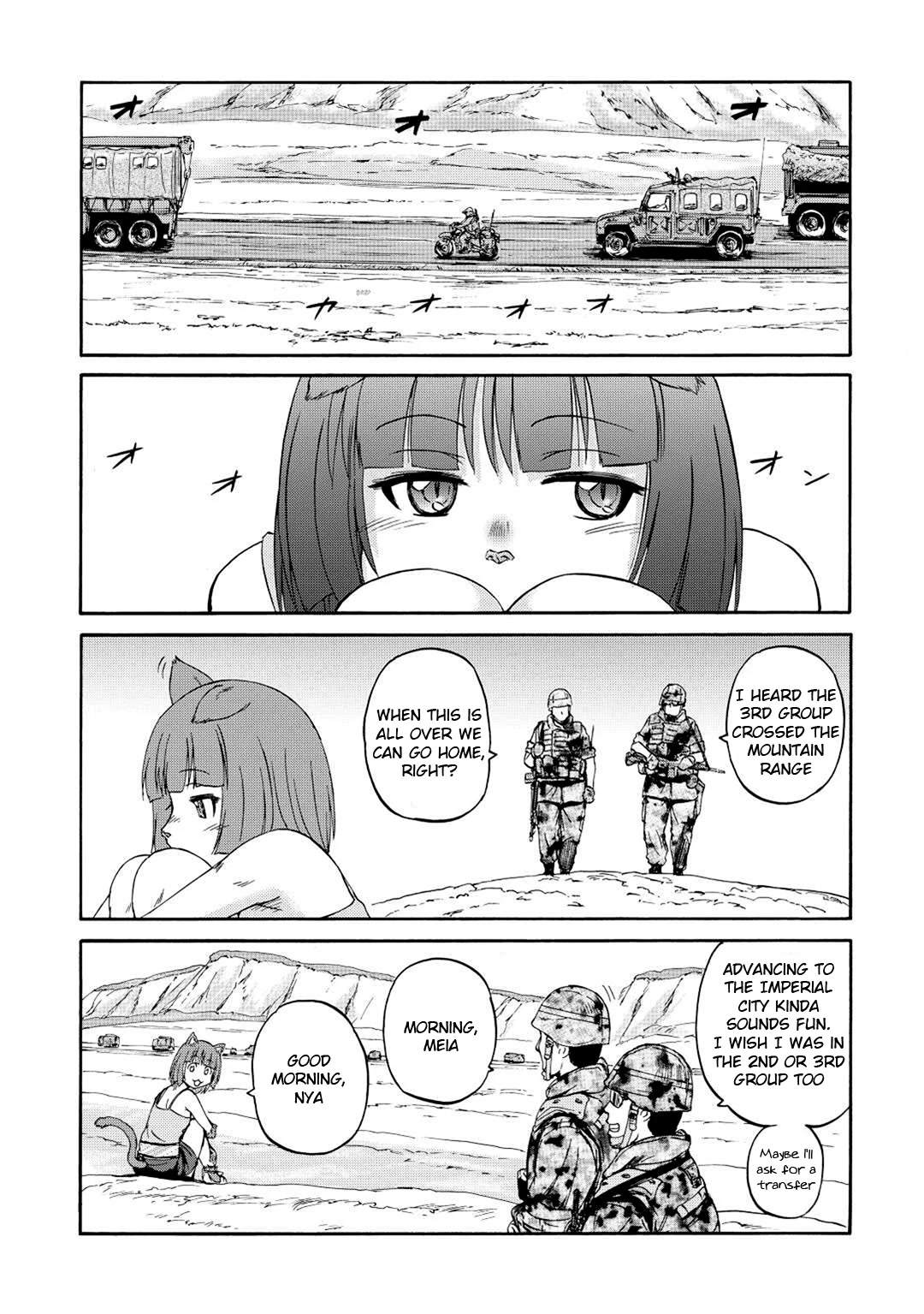 Gate - Jietai Kare no Chi nite, Kaku Tatakeri Chapter 118 page 4 - Chapter 118