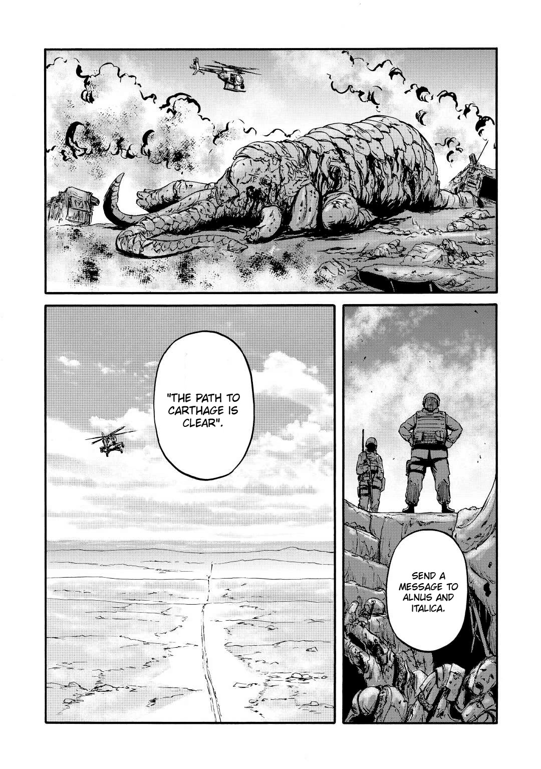 Gate - Jietai Kare no Chi nite, Kaku Tatakeri Chapter 119 page 34 - Chapter 119