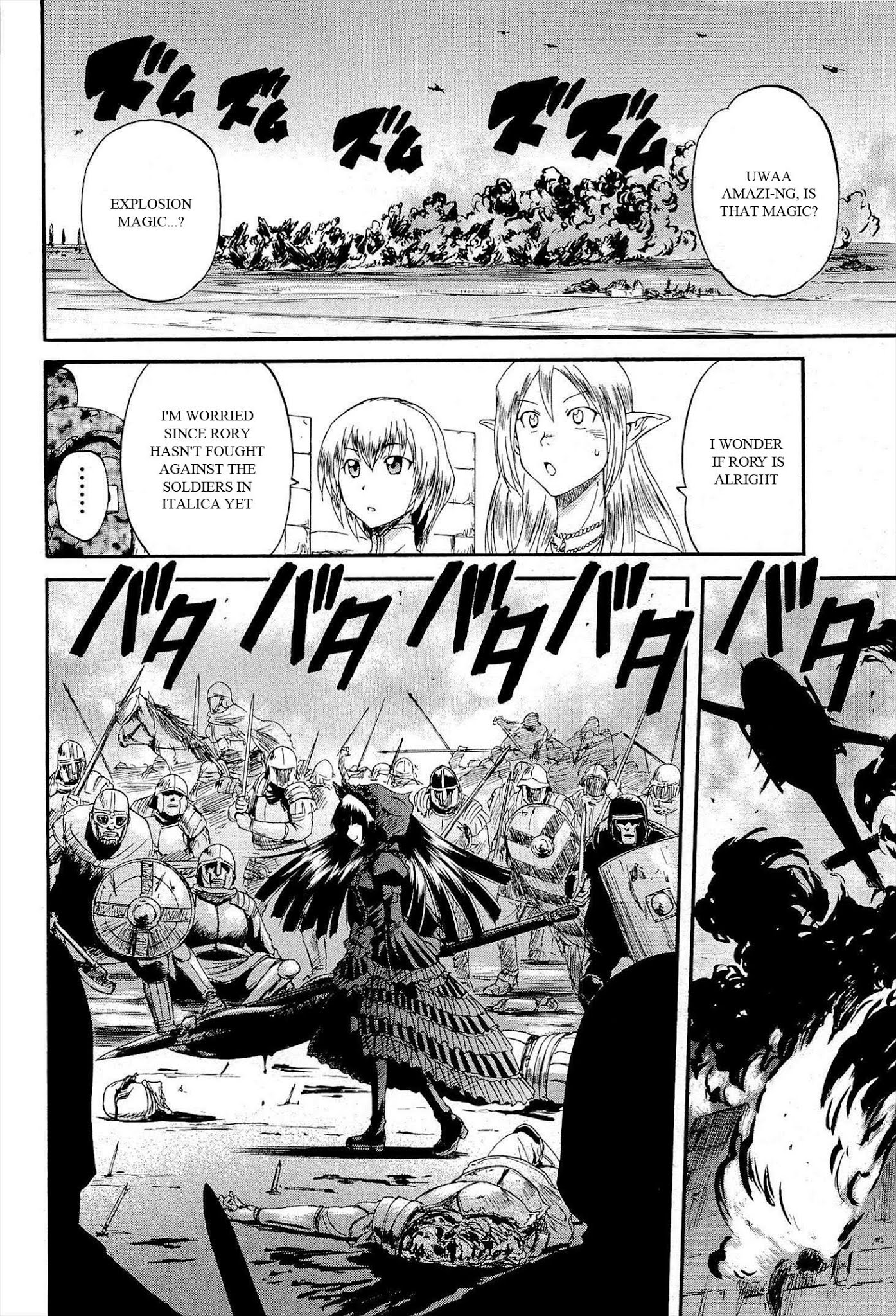 Gate - Jietai Kare no Chi nite, Kaku Tatakeri Chapter 12 page 15 - Chapter 12: Ride of the Valkyries