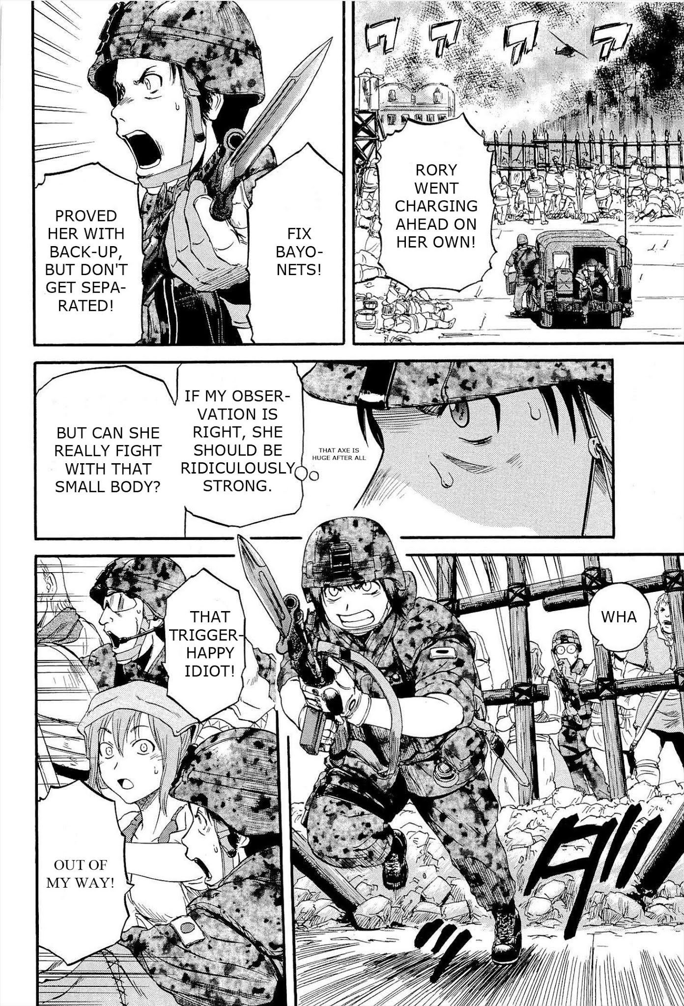 Gate - Jietai Kare no Chi nite, Kaku Tatakeri Chapter 12 page 17 - Chapter 12: Ride of the Valkyries