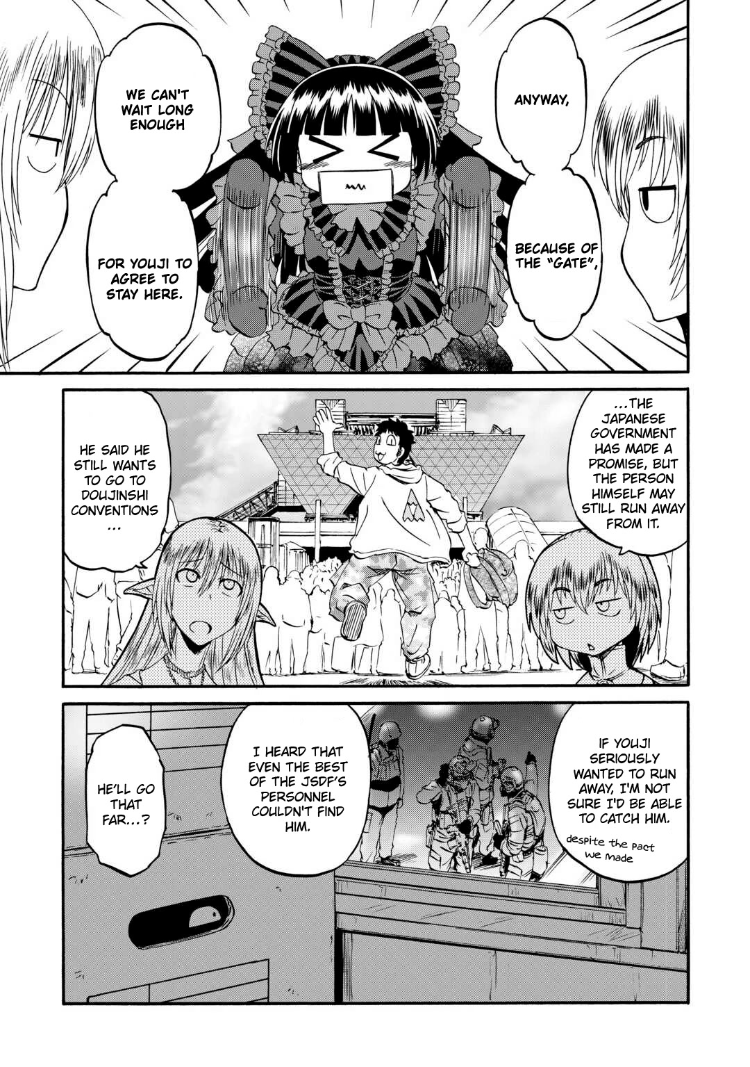 Gate - Jietai Kare no Chi nite, Kaku Tatakeri Chapter 123 page 12 - Chapter 123