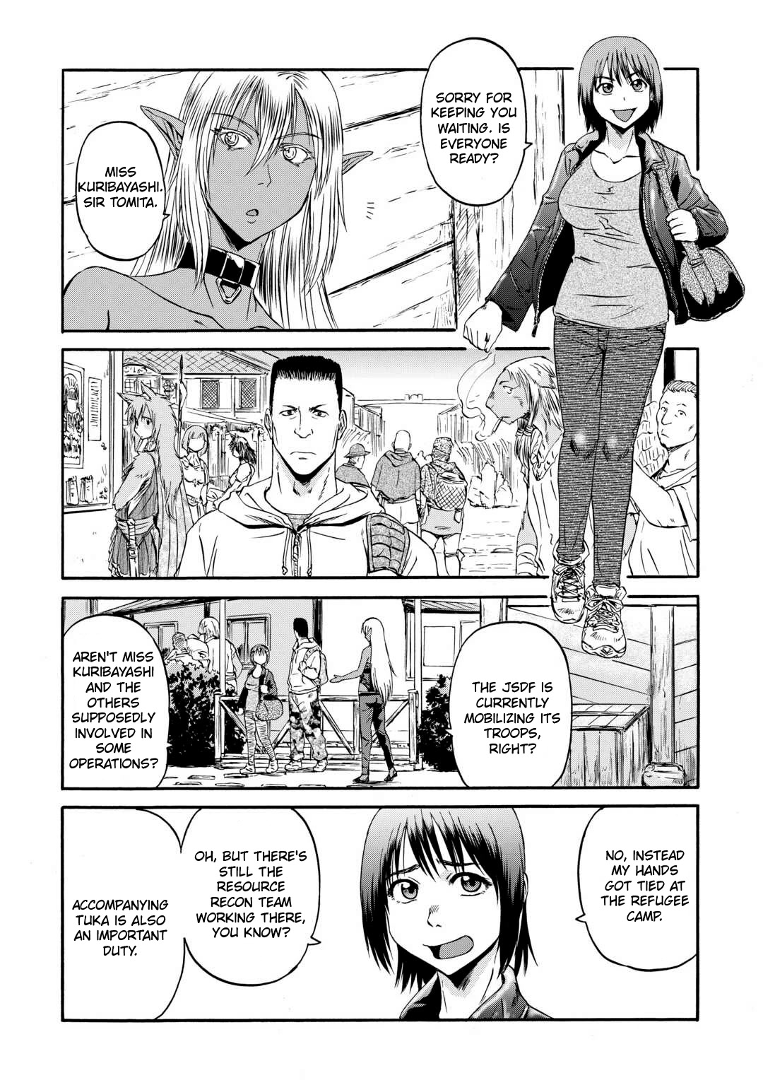 Gate - Jietai Kare no Chi nite, Kaku Tatakeri Chapter 123 page 21 - Chapter 123