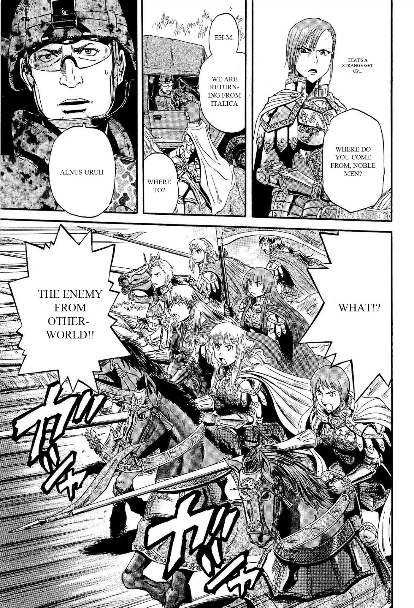 Gate - Jietai Kare no Chi nite, Kaku Tatakeri Chapter 13 page 17 - Chapter 13: Itami, a Prisoner of War