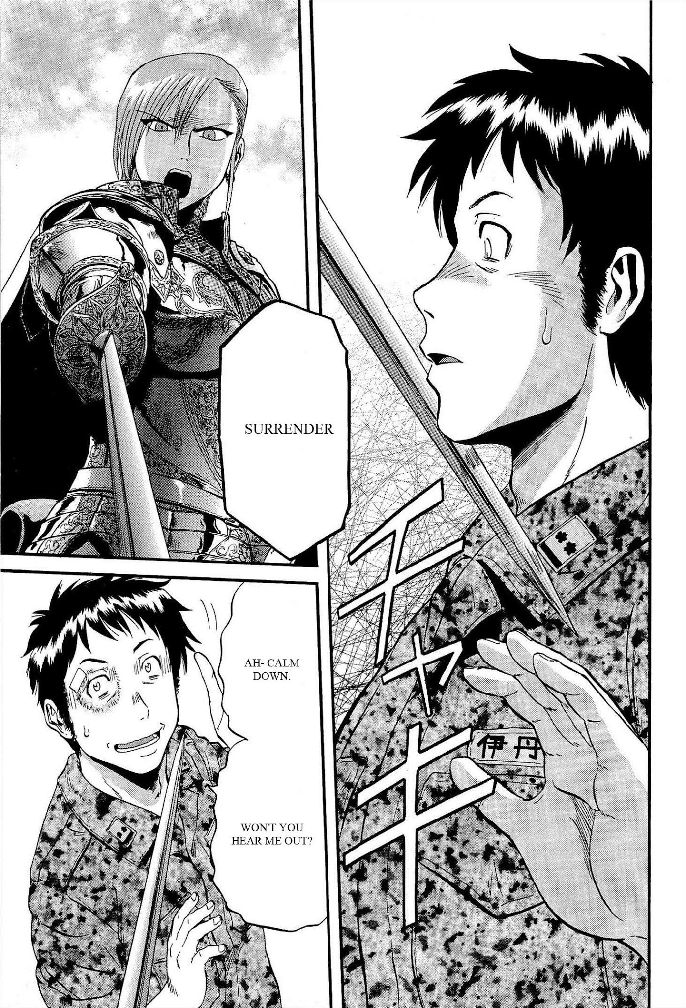 Gate - Jietai Kare no Chi nite, Kaku Tatakeri Chapter 13 page 19 - Chapter 13: Itami, a Prisoner of War