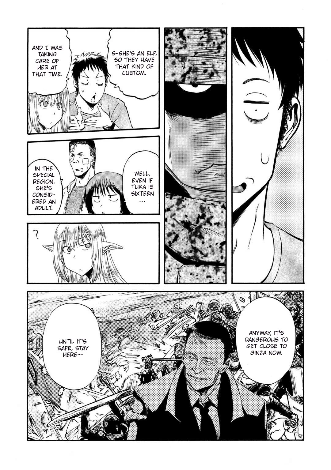 Gate - Jietai Kare no Chi nite, Kaku Tatakeri Chapter 133 page 35 - Chapter 133
