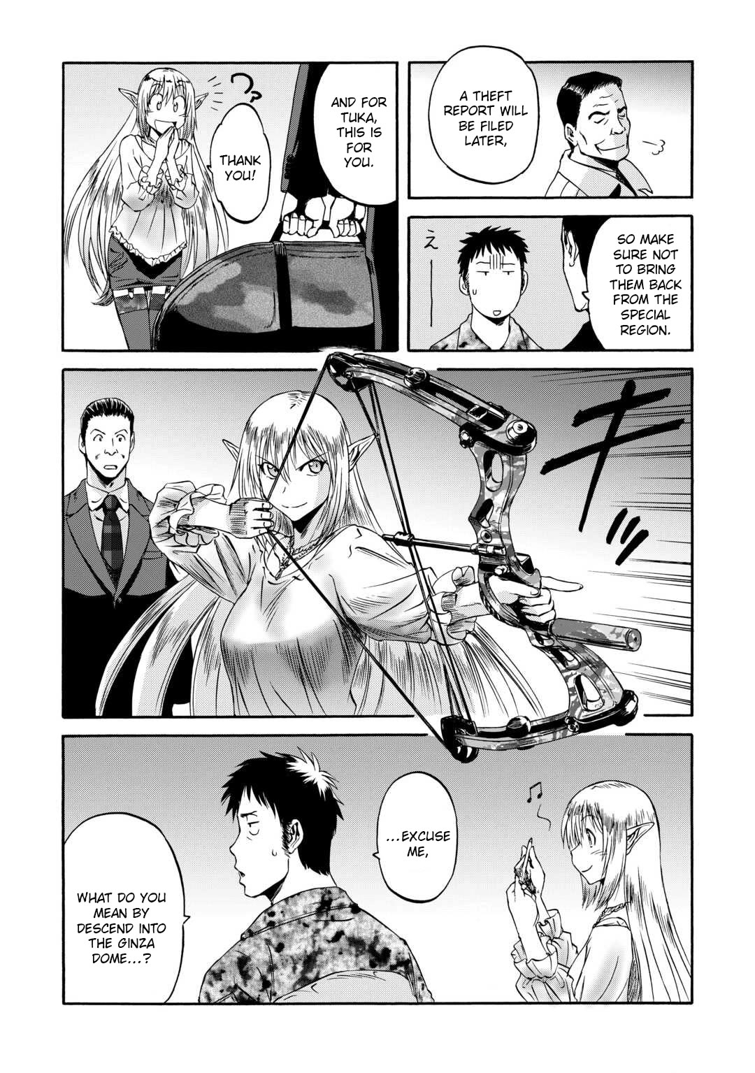 Gate - Jietai Kare no Chi nite, Kaku Tatakeri Chapter 135 page 33 - Chapter 135