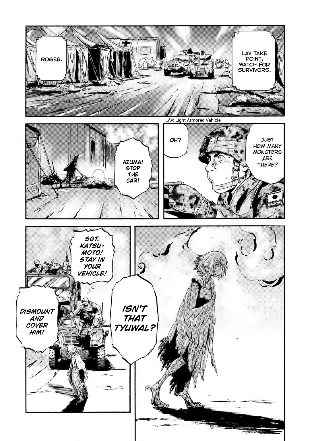 Gate - Jietai Kare no Chi nite, Kaku Tatakeri Chapter 138 page 6 - Chapter 138