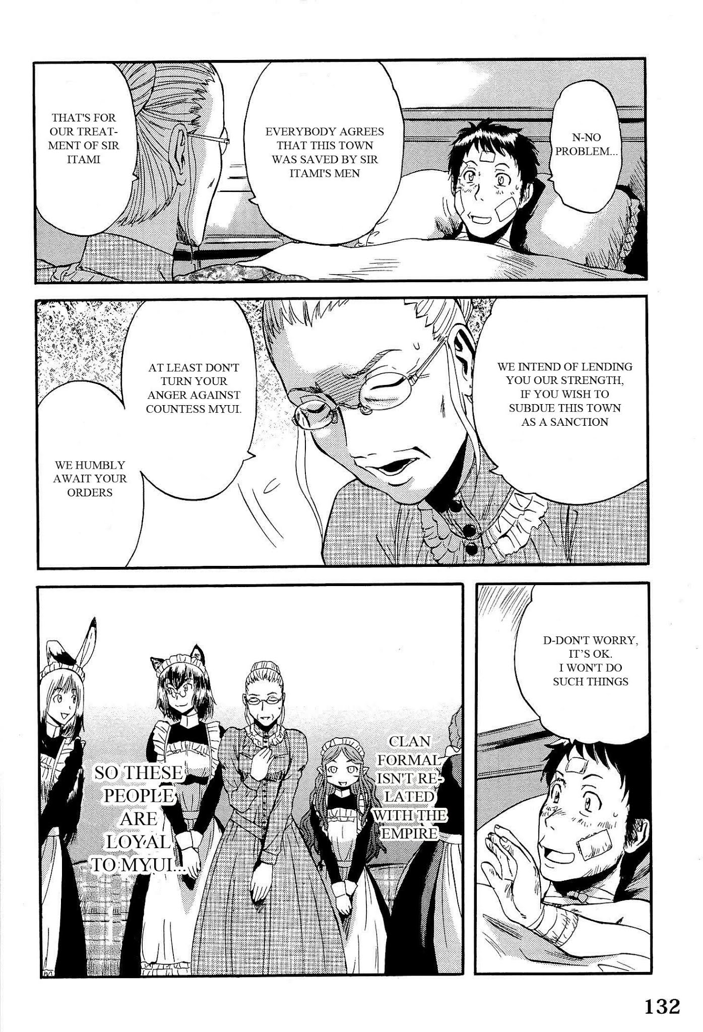 Gate - Jietai Kare no Chi nite, Kaku Tatakeri Chapter 14 page 10 - Chapter 14: At Formal Mansion