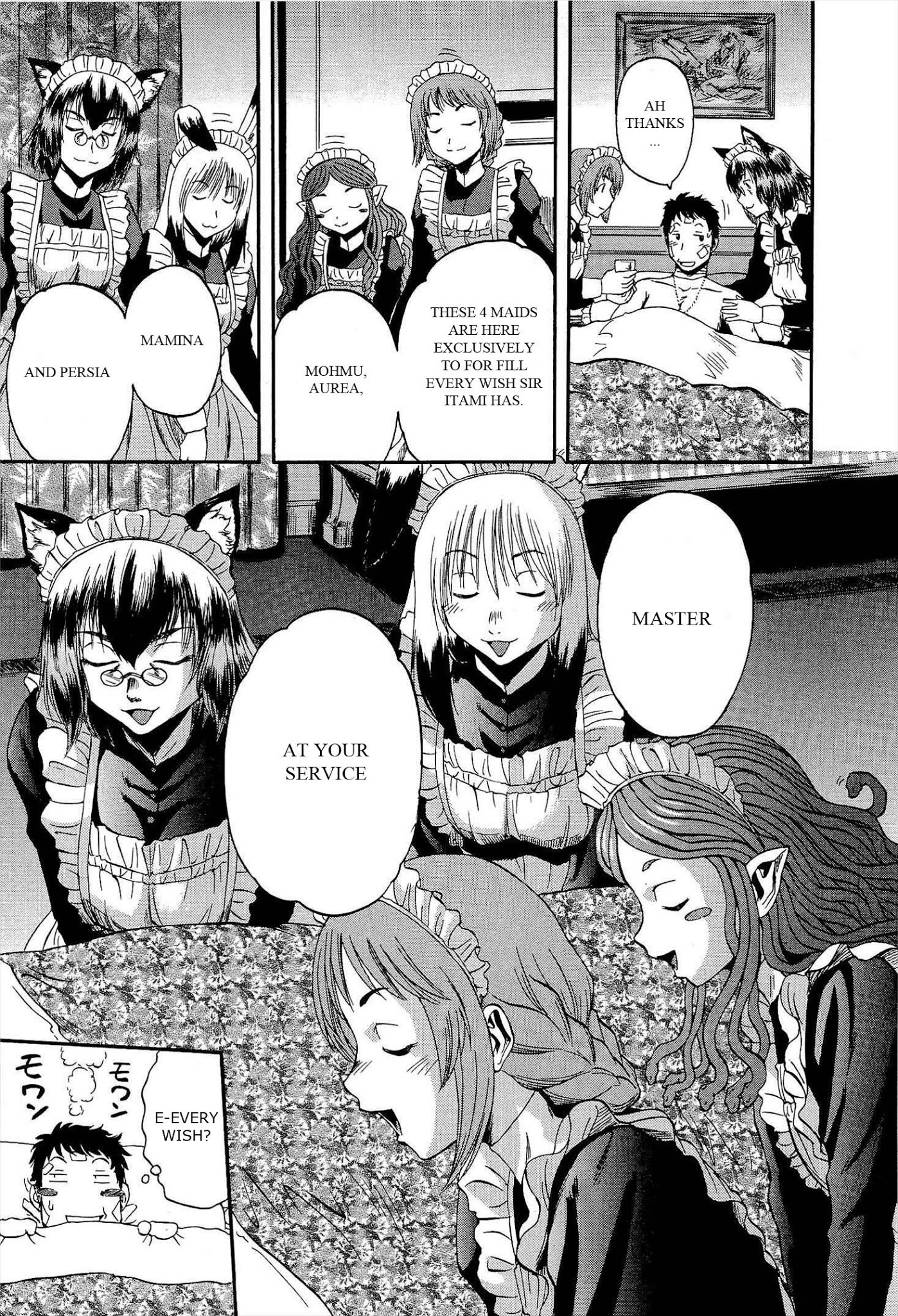 Gate - Jietai Kare no Chi nite, Kaku Tatakeri Chapter 14 page 11 - Chapter 14: At Formal Mansion